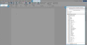It shows how to open DCP TemplateDesigner