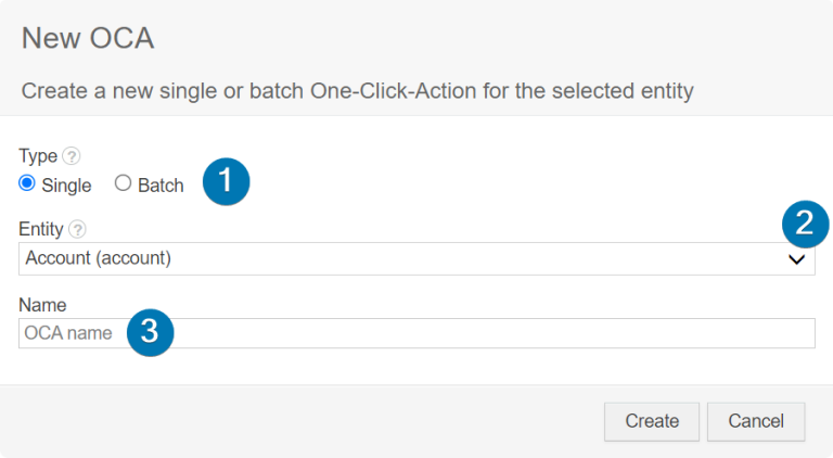 Step-by-Step: How to configure a One-Click-Action