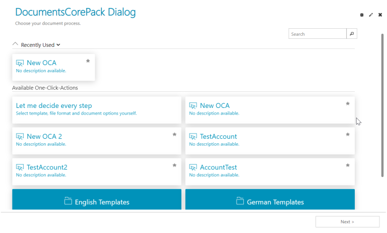 Step-by-Step: How to configure a One-Click-Action