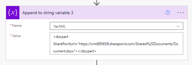 xml for sharepoint document