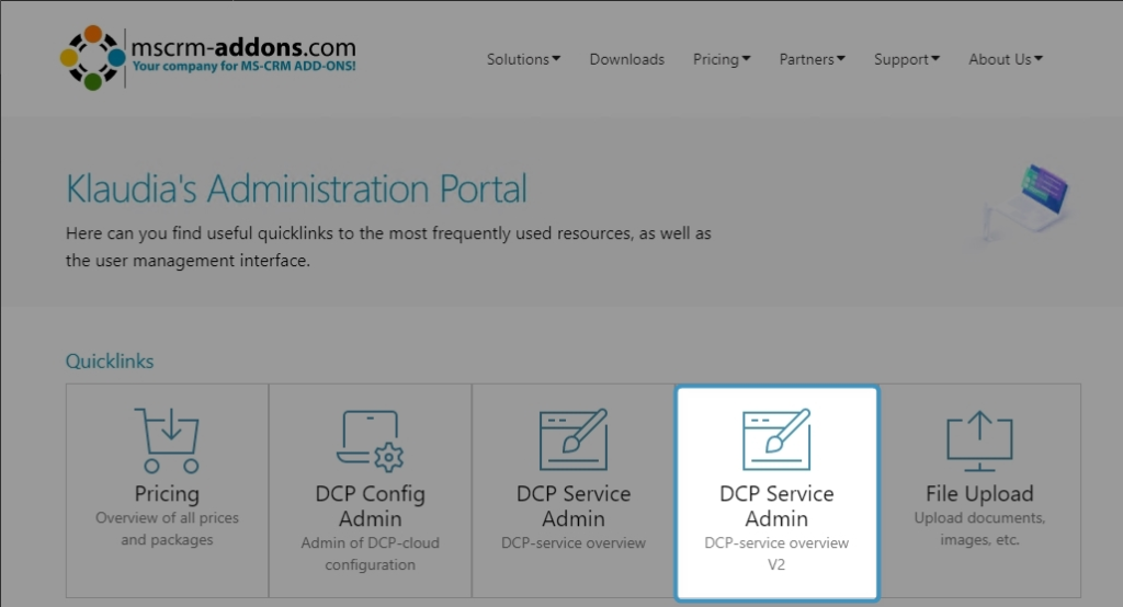 The Administration Portal