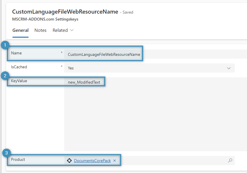 Creating a SettingsKey