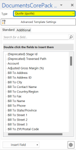 How to create DocumentsCorePack Templates