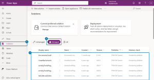 Overview of solutions