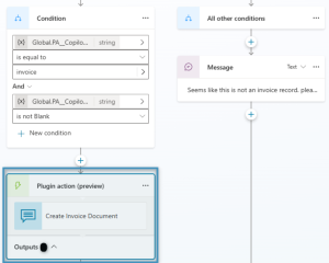 return to topic and add action