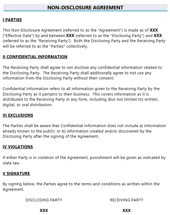 The overall structure of our NDA