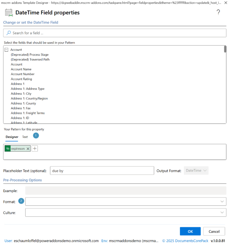 Field Properties - mscrm-addons.com KnowledgeBase