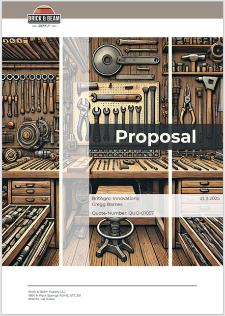 Our result. The cover of our proposal is displayed here.