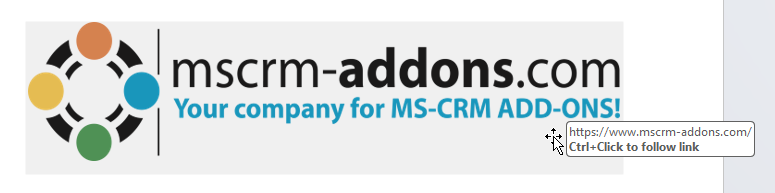 The image, now shown as being clickable