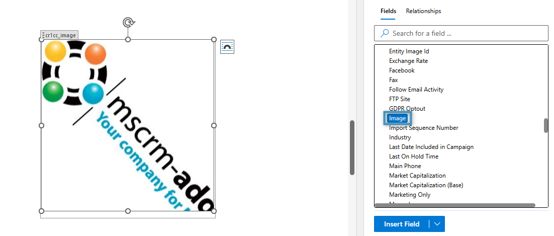 The placeholder for our record image