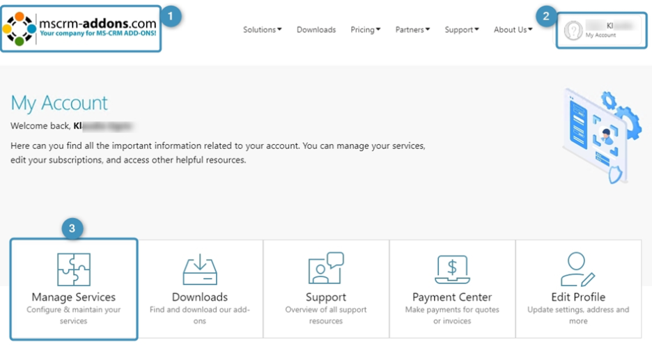 accessing service configuration