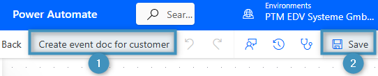 Naming and saving our flow